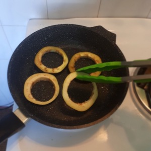 Баклажановые кольца фаршированные индейкой и овощами